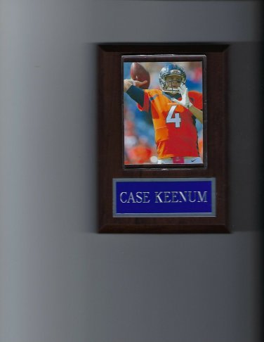 CASE KEENUM PLAQUE DENVER BRONCOS FOOTBALL NFL