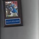 KELVIN BENJAMIN PLAQUE DETROIT LIONS FOOTBALL NFL