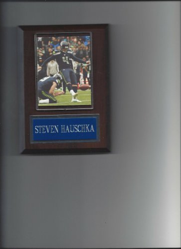 STEVEN HAUSCHKA PLAQUE SEATTLE SEAHAWKS FOOTBALL NFL GAME ACTION