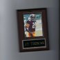 J.T. THOMAS PLAQUE PITTSBURGH STEELERS FOOTBALL NFL