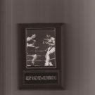 ROCKY MARCIANO vs MUHAMMAD ALI  PLAQUE BOXING