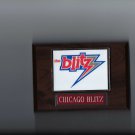 CHICAGO BLITZ PLAQUE FOOTBALL USFL