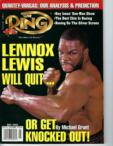 MICHAEL GRANT THE RING MAGAZINE NO LABEL BOXING 5/2000