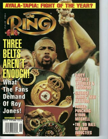 ROY JONES THE RING MAGAZINE NO LABEL BOXING 11/1999