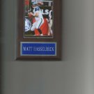 MATT HASSELBECK PLAQUE SEATTLE SEAHAWKS FOOTBALL NFL