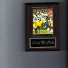 RYAN SHAZIER PLAQUE PITTSBURGH STEELERS FOOTBALL NFL