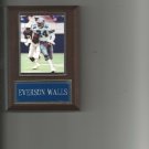 EVERSON WALLS PLAQUE DALLAS COWBOYS FOOTBALL NFL GAME ACTION