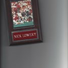 NICK LOWERY PLAQUE KANSAS CITY CHIEFS KC FOOTBALL NFL