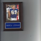 BROCK LESNAR PLAQUE MINNESOTA VIKINGS FOOTBALL NFL WRESTLING