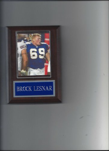 BROCK LESNAR PLAQUE MINNESOTA VIKINGS FOOTBALL NFL WRESTLING