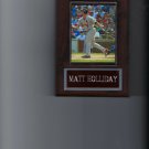 MATT HOLLIDAY PLAQUE ST LOUIS CARDINALS BASEBALL MLB GAME ACTION
