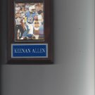 KEENAN ALLEN PLAQUE SAN DIEGO CHARGERS FOOTBALL NFL