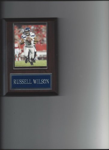 RUSSELL WILSON PLAQUE SEATTLE SEAHAWKS FOOTBALL NFL