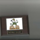 NOTRE DAME LOGO PLAQUE FOOTBALL NCAA FIGHTING IRISH FB
