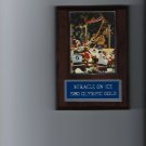 MIRACLE ON ICE PLAQUE 1980 OLYMPIC GOLD MEDAL HOCKEY USA
