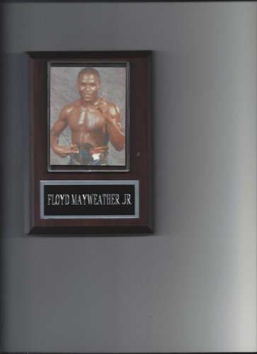 FLOYD MAYWEATHER JR PLAQUE BOXING CHAMPION WITH BELT