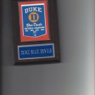DUKE BLUE DEVILS NATIONAL CHAMPS PLAQUE CHAMPIONS BANNER BASKETBALL NCAA