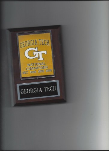 GEORGIA TECH YELLOW JACKETS CHAMPS PLAQUE CHAMPIONS BANNER FOOTBALL NCAA