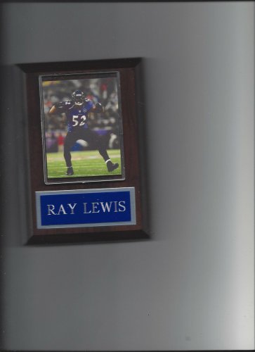RAY LEWIS PLAQUE BALTIMORE RAVENS FOOTBALL NFL