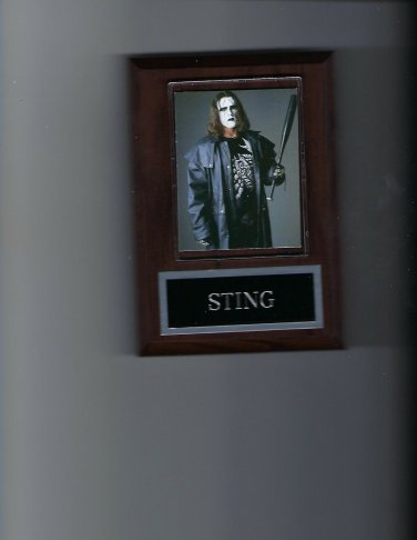 STING PLAQUE WRESTLING WWE WWF NWO