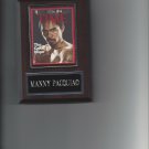 MANNY PACQUIAO BOXING PLAQUE Rare MAGAZINE PICTURE PLAQUE