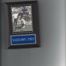 MARSHAWN LYNCH PLAQUE SEATTLE SEAHAWKS FOOTBALL NFL