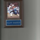 CLIFF HARRIS PLAQUE DALLAS COWBOYS FOOTBALL NFL
