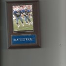 RAYFIELD WRIGHT PLAQUE DALLAS COWBOYS FOOTBALL NFL
