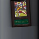 DONALD DRIVER PLAQUE GREEN BAY PACKERS FOOTBALL NFL
