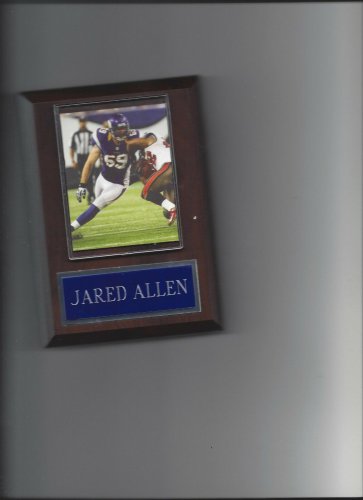 JARED ALLEN PLAQUE MINNESOTA VIKINGS FOOTBALL NFL