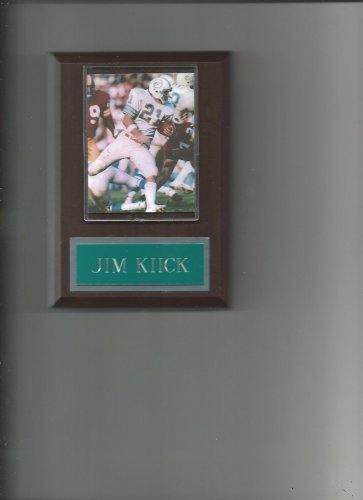 JIM KIICK PLAQUE MIAMI DOLPHINS FOOTBALL NFL