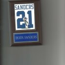 DEION SANDERS JERSEY PLAQUE DALLAS COWBOYS FOOTBALL NFL