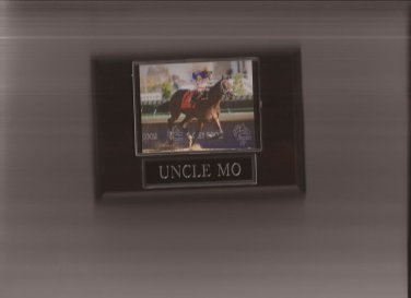 UNCLE MO PLAQUE HORSERACING HORSE RACING TURF