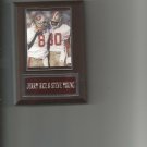 JERRY RICE & STEVE YOUNG PLAQUE SAN FRANCISCO FORTY NINERS 49ers FOOTBALL NFL