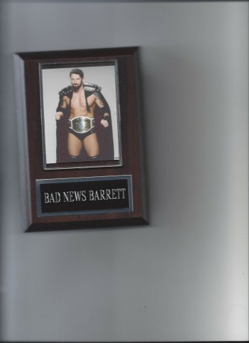BAD NEWS BARRETT PLAQUE WRESTLING WWE