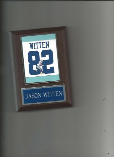 JASON WITTEN JERSEY PLAQUE DALLAS COWBOYS FOOTBALL NFL