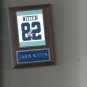 JASON WITTEN JERSEY PLAQUE DALLAS COWBOYS FOOTBALL NFL