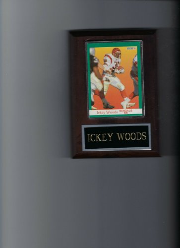 ICKEY WOODS PLAQUE CINCINNATI BENGALS FOOTBALL NFL