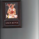 LOREN MEYER PLAQUE IOWA STATE CYCLONES BASKETBALL NCAA