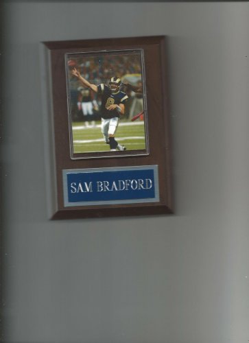 SAM BRADFORD PLAQUE ST. LOUIS RAMS FOOTBALL NFL GAME ACTION