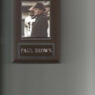 PAUL BROWN PLAQUE CLEVELAND BROWNS FOOTBALL NFL