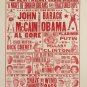 JOHN McCAIN vs BARACK OBAMA 8X10 PHOTO WRESTLING POSTER PICTURE HILLARY vs PUTIN