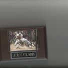 GEORGE ATKINSON PLAQUE OAKLAND RAIDERS LA FOOTBALL NFL