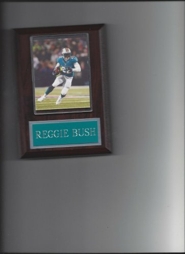REGGIE BUSH PLAQUE MIAMI DOLPHINS FOOTBALL NFL