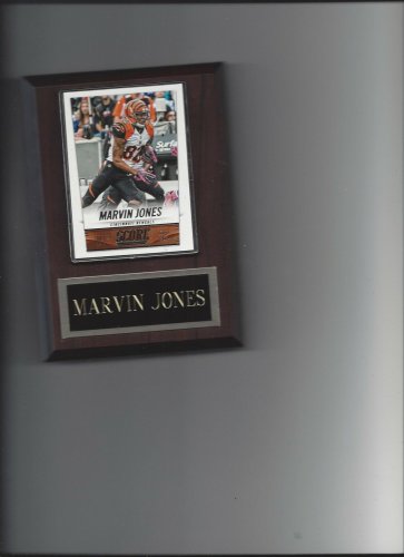 MARVIN JONES PLAQUE CINCINNATI BENGALS FOOTBALL NFL