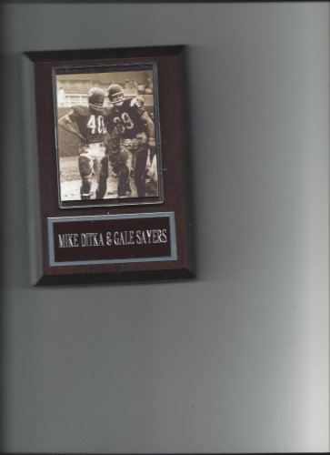 MIKE DITKA & GALE SAYERS PLAQUE CHICAGO BEARS FOOTBALL NFL