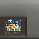 FRANCO HARRIS LYNN SWANN TERRY BRADSHAW PLAQUE PITTSBURGH STEELERS FOOTBALL NFL