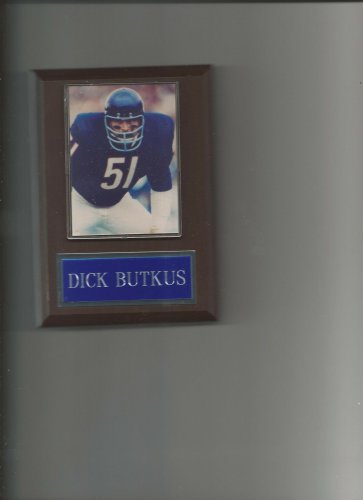 DICK BUTKUS PLAQUE CHICAGO BEARS FOOTBALL NFL