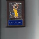 PAU GOSOL PLAQUE LOS ANGELES LAKERS LA BASKETBALL NBA