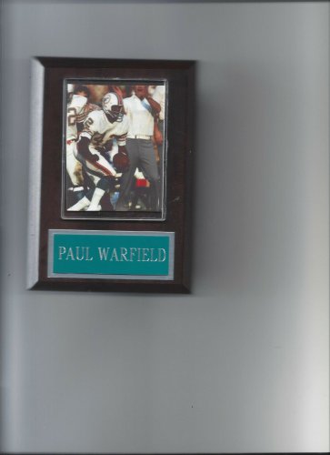 PAUL WARFEILD PLAQUE MIAMI DOLPHINS FOOTBALL NFL